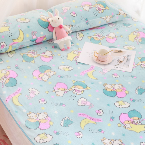 Couverture en peluche de princesse jumelle étoilée mystérieuse, taie d'oreiller, cadeau romantique surprise pour fille ► Photo 1/6