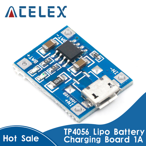 TP4056 1A Lipo batterie chargeur de carte Module batterie au Lithium bricolage MICRO Port d'interface USB ► Photo 1/6