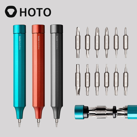 HOTO – jeu de tournevis 24 en 1, tournevis de précision multifonctionnel, Mini tournevis, boîte de rangement magnétique pour jeu d'embouts 24 pièces ► Photo 1/6