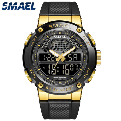 Montre de sport pour hommes 50M étanche montres hommes numérique mâle horloge chronomètre automatique Date relogio masculino 8032 hommes montres ► Photo 1/6