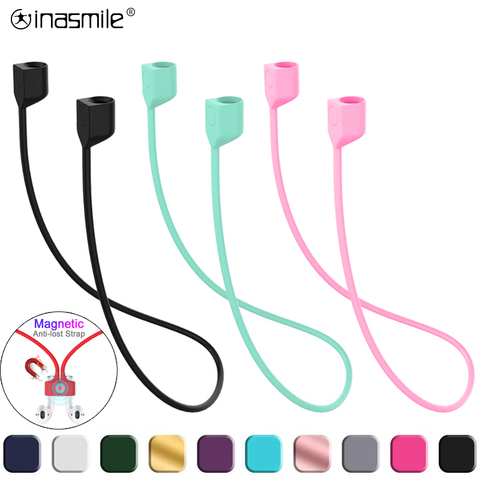 Sangle pour écouteurs pour AirPods 2 3 pro étui accessoires TWS Anti perte sangle Silicone corde pour Bluetooth écouteurs Silicone câble ► Photo 1/6