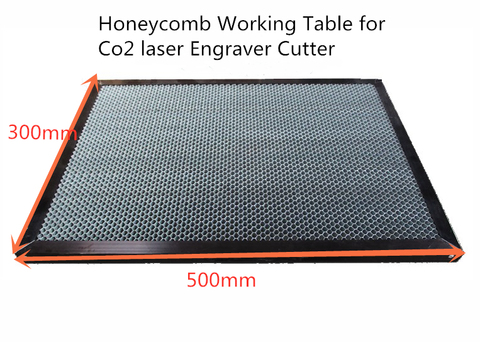 Table de travail en nid d'abeille pour graveur Laser CO2, pièces d'emballage, 300x500mm 350x450mm ► Photo 1/6