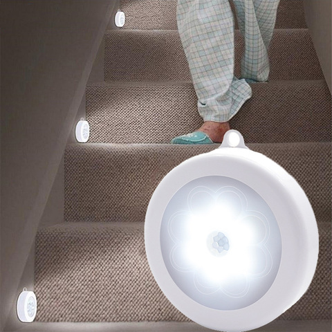 2022 nouvelle lampe de nuit avec capteur de mouvement chaud/blanc veilleuses pour la maison comme veilleuse pour enfants pour cuisine/armoire/armoire ► Photo 1/6