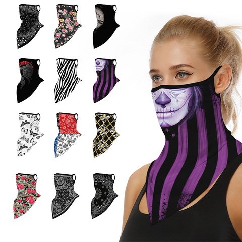 Nouveau visage cou guêtre cagoule multi-fonction Bandana visage Tube cou guêtre bandeau écharpe chapeaux en plein air randonnée accessoire ► Photo 1/6