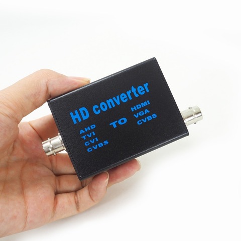 Mini convertisseur de Signal vidéo AHD41, convertisseur de sortie de Signal d'entrée AHD TVI CVI CVBS vers HDMI/VGA/CVBS ► Photo 1/6