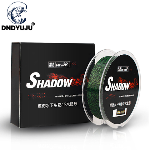 DNDYUJU – ligne de pêche furtive en Nylon de 100M, ligne de Camouflage japonais, Monofilament Invisible, T40 ► Photo 1/6