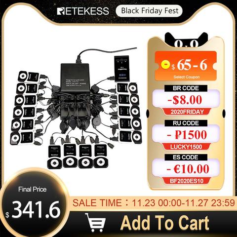 RETEKESS – système de Guide touristique T130, transmetteur sans fil + 15 récepteurs pour la traduction d'église de formation en logistique du gouvernement d'usine ► Photo 1/6