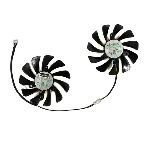 Ventilateur de refroidissement de cartes vidéo, pour ZOTAC GeForce GTX1070Ti, processeur GTX 1070Ti/1080Ti, VGA, 2 pièces/ensemble 95MM ► Photo 1/5