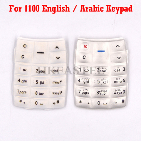 Pour Nokia 1100 nouveau téléphone portable anglais/arabe clavier pour 1100 remplacement logement couverture clavier ► Photo 1/3