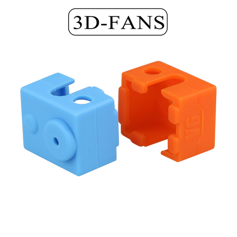 1Pc E3D V6 housse de protection en Silicone pour bloc chauffant de Bowden et extrudeuse directe RepRap imprimante 3D ► Photo 1/6