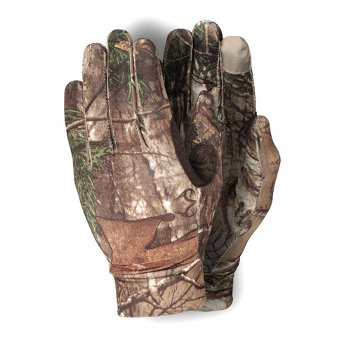 Arbre professionnel Bionic camouflage chasse pêche gants anti-dérapant équitation gants printemps été gants Polyester élastique gants ► Photo 1/6