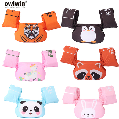 Owlwin nouveau pull flaque bébé gilet de sauvetage veste maillot de bain maillots de bain 14-25KG enfants flotteurs mousse sécurité bain bras anneaux 2-6 Y garçon ► Photo 1/6