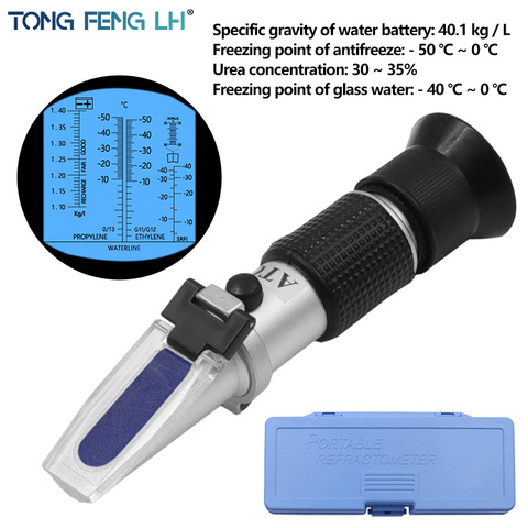 Automobile Antifreez réfractomètre point de congélation urée batterie liquide verre compteur d'eau testeur ATC outil ► Photo 1/6