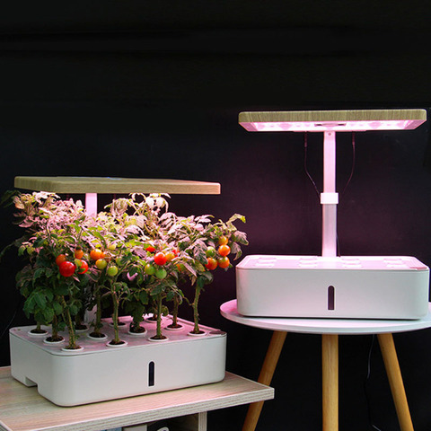 Pot de fleurs hydroponique aerogarden Intelligent, pour culture de plantes et légumes d'intérieur, lumière de remplissage pour pépinière ► Photo 1/6