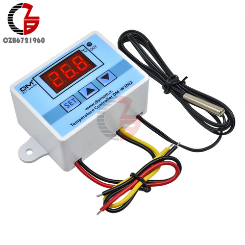 12V 24V 110V 220V LED numérique température humidité contrôleur Thermostat Humidistat thermomètre incubateur réfrigérateur chauffage refroidissement ► Photo 1/6