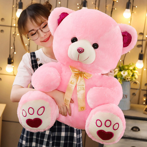 Nouveau Huggale haute qualité jouet mignon dessin animé grand ours en peluche jouets en peluche en peluche animaux ours poupée cadeau d'anniversaire pour les enfants ► Photo 1/6