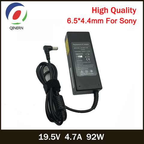 Chargeur 19.5V 4.7A 90W 6.5x4.4mm, adaptateur pour ordinateur portable Sony Vaio PCG-61511L VGP-AC19V20 VGP-AC19V29 VGP-AC19V31 33 ► Photo 1/6