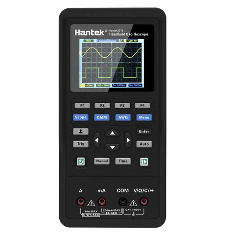 Hantek 3in1 Numérique Oscilloscope + Forme D'onde Générateur + Multimètre Portable USB 2 Canaux 40 mhz 70 mhz LCD Affichage Test outils de mètres ► Photo 1/6