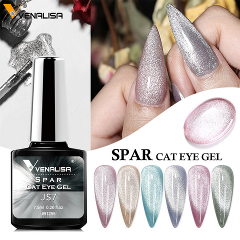 VENALISA-vernis à ongles hybride, Gel de couleur 9D œil de chat, pour manucure, caméléon, Base UV, 7.5ML ► Photo 1/6