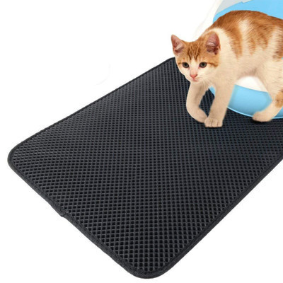 Tapis de litière imperméable pour chat, Double couche EVA, piège à litière pour animaux de compagnie, tapis de nettoyage, produits et accessoires pour chats ► Photo 1/5