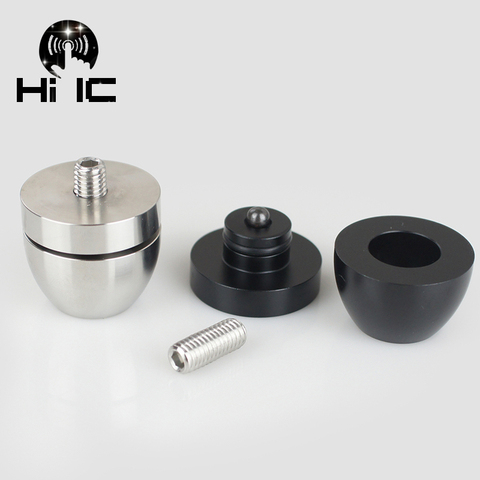 Châssis d'amplificateur de haut-parleurs Audio HIFI, en acier inoxydable/alliage d'aluminium, amortisseur de chocs, Base de pieds, supports à clous ► Photo 1/5