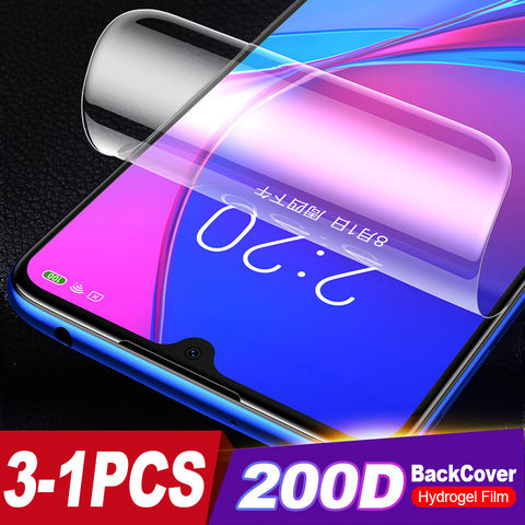 200D Front Back Soft Silicone Hydrogel Screen Protector Film For Xiaomi Mi 9 Lite A3 Note 10 Redmi Note 8 T 7 6 4X 5 K20 K30 Pro ► Photo 1/6