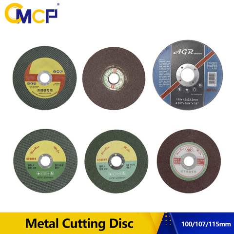 Disque de coupe en métal CMCP 100/107/115mm pour couper le disque de coupe de résine d'acier inoxydable a coupé des roues pour le disque de scie de meuleuse d'angle ► Photo 1/6