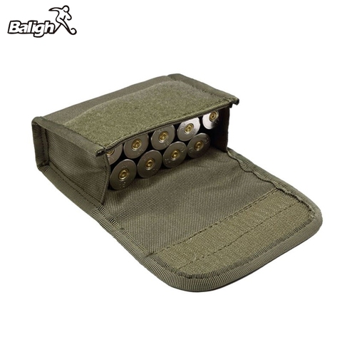 Pochette Molle de support de recharge de fusil tactique de 10 tours pour la poche ronde de chasse de porte-cartouche de munitions de magazines de calibre 12/20G TX005 ► Photo 1/6