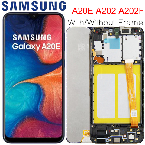 Pour Samsung Galaxy A20e A202 A202F A202DS écran tactile numériseur assemblée A202 A202F/DS pour SAMSUNG A20e LCD ► Photo 1/3