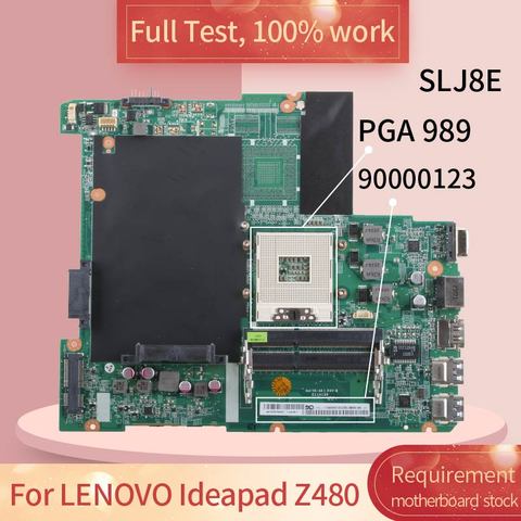 Carte mère pour LENOVO Ideapad Z480 SLJ8E PGA 989 90000123, test complet, 100% fonctionnel ► Photo 1/6