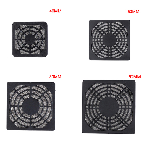 Boîtier ABS pour ventilateur, filtre anti-poussière, protection de grille, couvercle anti-poussière, PC, ordinateur, ventilateurs, étui de nettoyage, 40mm, 60mm, 80mm, 92mm ► Photo 1/6