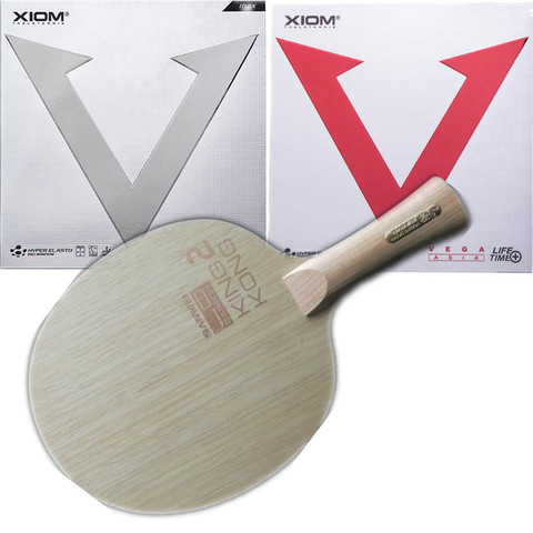 Sanwei – raquette de Tennis de Table KING KONG 2 KINGKONG 2 5 + 2 en carbone, manche Cypress OFF + Xiom en caoutchouc, raquette de Ping-Pong ► Photo 1/4