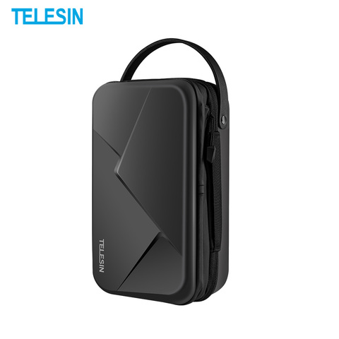 TELESIN sac de rangement d'extension multifonctionnel EVA Metaril étui rigide pour Gopro Hero 8 7 6 5 DJI Osmo Action caméra sac accessoire ► Photo 1/6