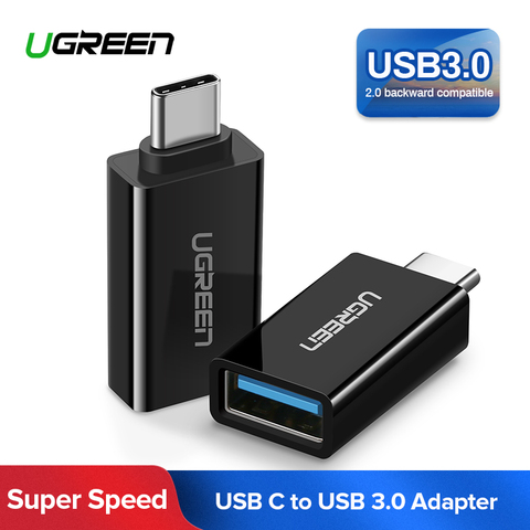 Ugreen USB C vers USB 3.0 adaptateur Type C mâle vers USB convertisseur femelle pour Xiaomi Samsung S20 Huawei P40 Macbook Type C câble OTG ► Photo 1/6