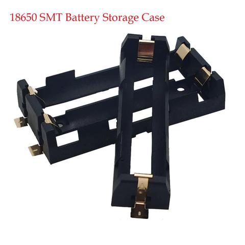 Haute qualité 18650 batterie mallette de rangement SMD SMT 18650 batterie boîte 18650 support de batterie avec broches en Bronze ► Photo 1/6