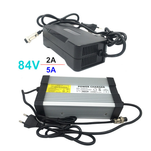 Chargeur 84V 5a/2a pour Scooter électrique, 72V, rapide, chargeur 84V 5a ► Photo 1/1
