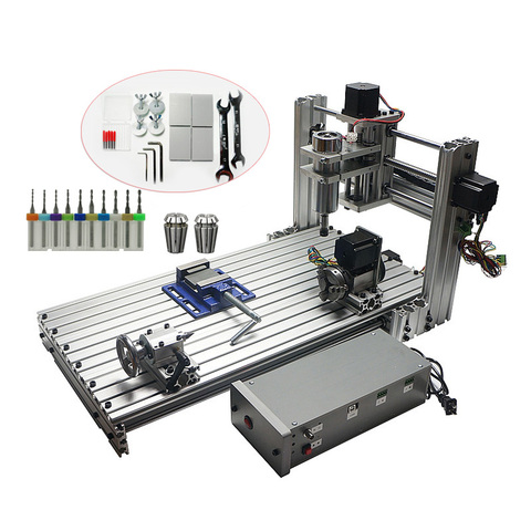 Mini routeurs pour bois CNC 3060 pouces DIY3060, fraiseuse, perceuse, Port USB Mach3, Machine à découper sur bois et aluminium, routeur CNC ► Photo 1/6