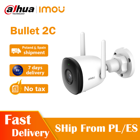 Dahua imou – caméra de Surveillance extérieure Wi-Fi 1080P, double antenne, étanche IP67, enregistrement Audio, ia, détection humaine ► Photo 1/6