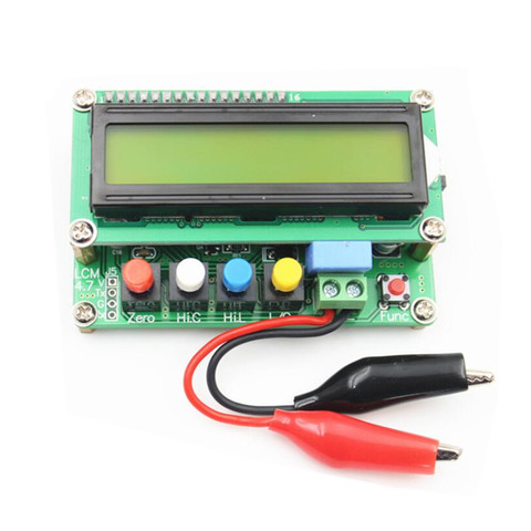 Testeur de condensateur numérique LCD de haute précision, tableau d'inductance, LC mètre fréquence 1uH-100H LC100-A + clip de Test ► Photo 1/5