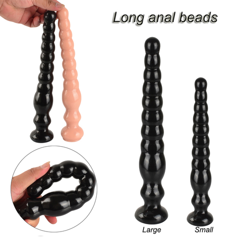 Godemichet anal jouets érotiques pour femmes, sexshop, perles de gode pour adultes, plug-in anus, dilatateur de prostate, masseur de prostate ► Photo 1/6