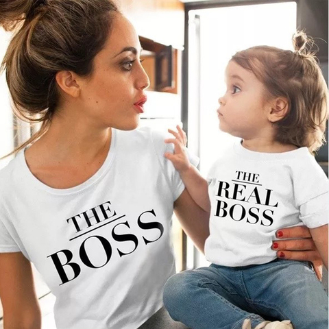 T-shirt d'été pour mère et garçon, vêtements assortis pour la famille, pour mère et fille, tendance 2022 ► Photo 1/6