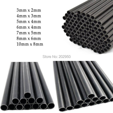 8 pièces/lot nouveau Tube en Fiber de carbone 3K 2mm/3mm/4mm/5mm/6MM/7MM/8MM/10MM pour quadricoptère multicopteur (500mm) ► Photo 1/6