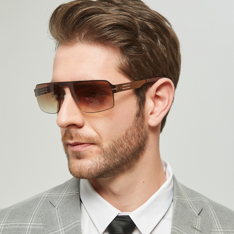 Lunettes de soleil de haute qualité pour hommes, de styliste, avec Protection UV400, verres dégradés de couleur, pour la conduite, 2022 ► Photo 1/6