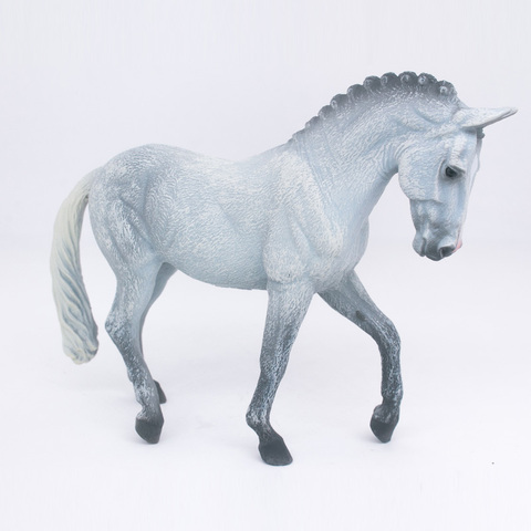 CollectA – jouets de Simulation en PVC pour garçons et filles, animaux de ferme, cheval, blanc, blanc, blanc, blanc, blanc, gris, 88733 ► Photo 1/6