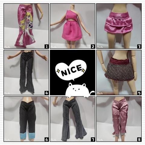 Vêtements pour la poupée monster bratz du lycée, robe pour changer, jupe, pantalon, gilet, vêtements pour bébé, DIY wave2 bricolage collection ► Photo 1/6