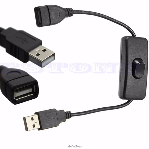 Nouveau câble USB avec interrupteur marche/arrêt commande d'alimentation à bascule pour Arduino Raspberry Pi ► Photo 1/6