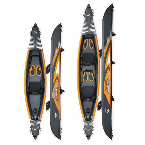 TOMAHAWK – kayak Aqua Marina/C en pvc, bateau gonflable, canoë, radeau, pompe à pagaie, siège, manomètre, matériau de point de chute ► Photo 1/6