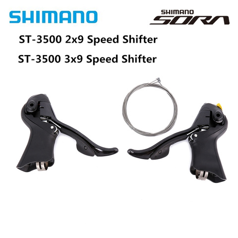 Shimano Sora — Leviers de vitesse gauche et droite pour vélo, 2x9 vitesses, STI ► Photo 1/6