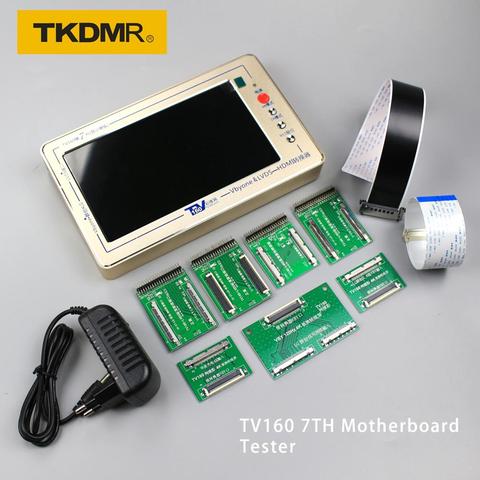 TKDMR TV160 7th TV Carte Mère Testeur Outils Vbyone et LVDS à HDMI Convertisseur Avec Sept Adaptateur Plaque Livraison Gratuite ► Photo 1/6