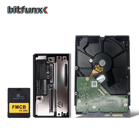 Carte mémoire FMCB v1.966 8/16/32/64 mo pour PS2 + disque dur SATA 3.5 pouces 80 go/320 go/500 go/1 to/2 to avec jeux + adaptateur SATA HDD ► Photo 1/6